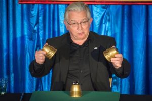 Paul Gertner performing Steel Cups and Balls at FFFF Convention 2017